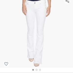 White flare Hudson jeans (size 28)